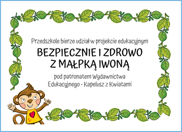 Bezpiecznie i Zdrowo z Małpką Iwoną