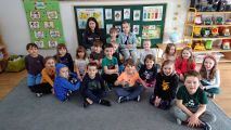Wizyta absolwentów naszego przedszkola - kwiecień 2022, Renata Łabenda