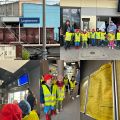 Wizyta na stacji PKP Legionowo, Olga Krawczyk Magdalena Drwęcka