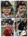Jesteśmy bezpieczni - wizyta policjantów, Amanda Majewska, Monika Czeropska, Grażyna Skalska