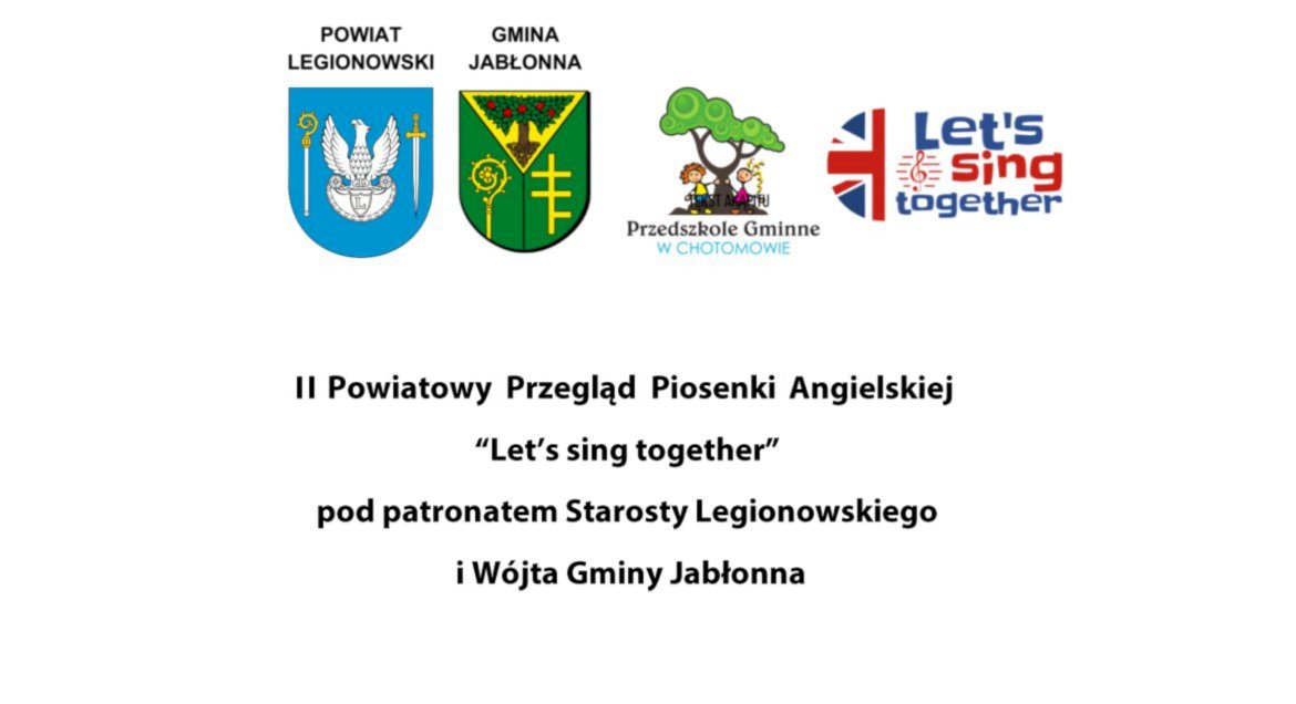 Więcej o: II Powiatowy Przedszkolny Przegląd Piosenki Angielskiej „Let’s Sing Together”:)